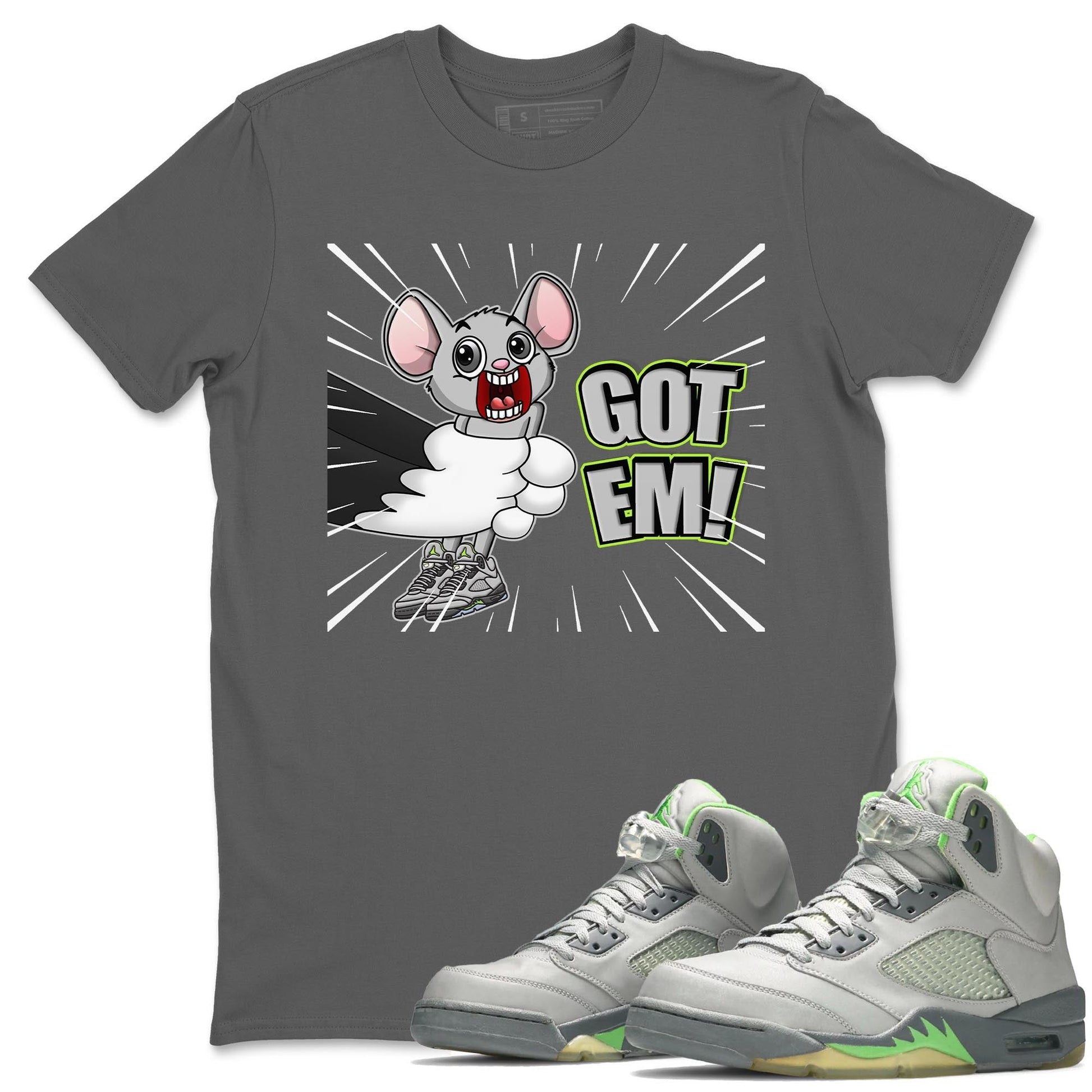 Jordan 5 Green Bean Sneaker Match Tees T&J Got Em Sneaker Tees Jordan 5 Green Bean Sneaker Release Tees Unisex Shirts