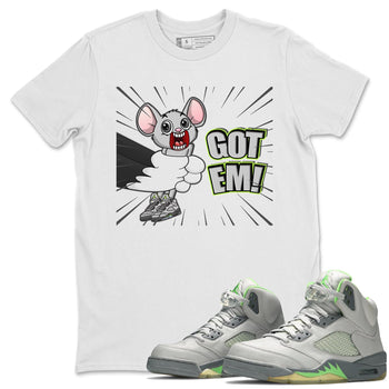 Jordan 5 Green Bean Sneaker Match Tees T&J Got Em Sneaker Tees Jordan 5 Green Bean Sneaker Release Tees Unisex Shirts