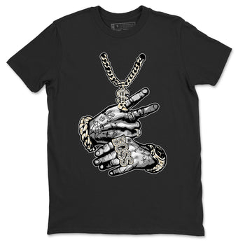 Air Jordan 3 Craft Ivory shirt to match jordans Tatto Hands sneaker tees 3s Ivory SNRT Sneaker Release Tees unisex cotton Black 2 crew neck shirt