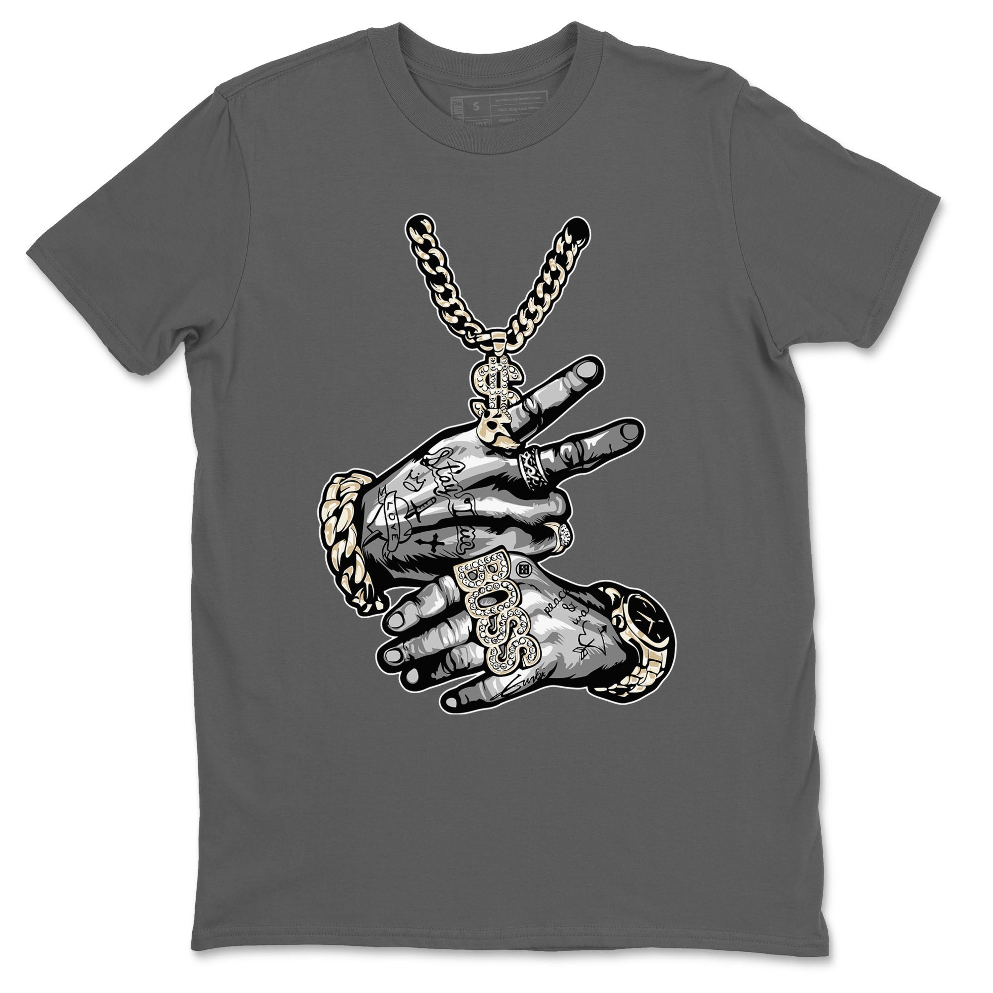 Air Jordan 3 Craft Ivory shirt to match jordans Tatto Hands sneaker tees 3s Ivory SNRT Sneaker Release Tees unisex cotton Cool Grey 2 crew neck shirt