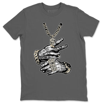 Air Jordan 3 Craft Ivory shirt to match jordans Tatto Hands sneaker tees 3s Ivory SNRT Sneaker Release Tees unisex cotton Cool Grey 2 crew neck shirt