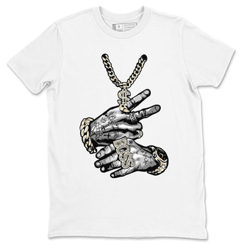 Air Jordan 3 Craft Ivory shirt to match jordans Tatto Hands sneaker tees 3s Ivory SNRT Sneaker Release Tees unisex cotton White 2 crew neck shirt
