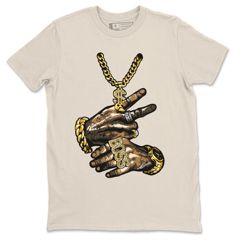 Air Jordan 3 Palomino Sneaker Match Tees Tattoo Hands Sneaker Tees Jordan 3 Palomino Sneaker Release Tees Unisex Shirts Natural 2