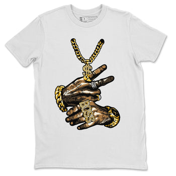 Air Jordan 3 Palomino Sneaker Match Tees Tattoo Hands Sneaker Tees Jordan 3 Palomino Sneaker Release Tees Unisex Shirts White 2