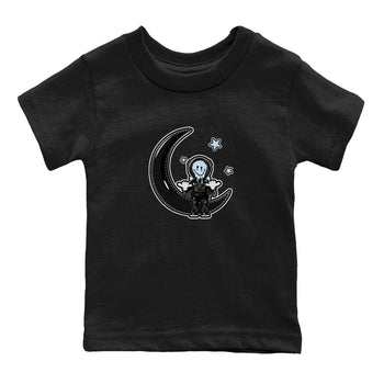 Air Jordan 11 Space shirt to match jordans The Astronaut sneaker tees AJ11 Black and Varsity Royal SNRT Sneaker Release Tees Baby Toddler Black 2 T-Shirt