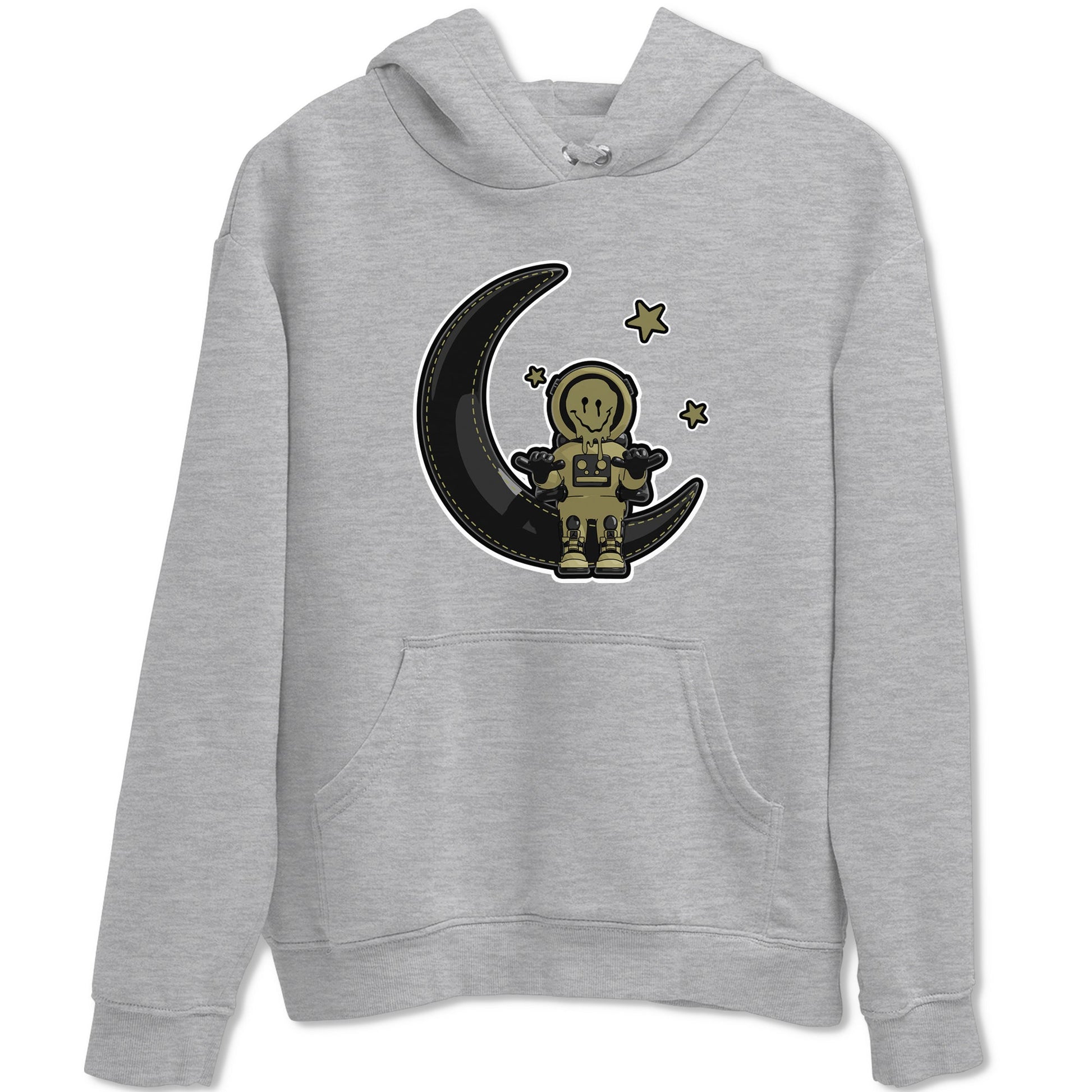 Air Jordan 4 Medium Olive shirt to match jordans The Astronaut sneaker tees AJ4 Medium Olive SNRT Sneaker Release Tees Unisex Heather Grey 2 T-Shirt
