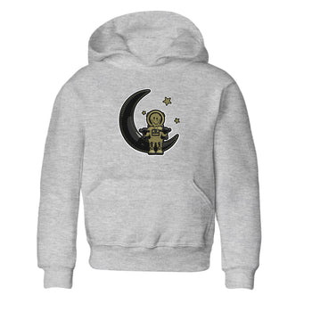 Air Jordan 4 Medium Olive shirt to match jordans The Astronaut sneaker tees AJ4 Medium Olive SNRT Sneaker Release Tees Baby Toddler Heather Grey 2 T-Shirt