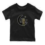 Air Jordan 4 Medium Olive shirt to match jordans The Astronaut sneaker tees AJ4 Medium Olive SNRT Sneaker Release Tees Baby Toddler Black 2 T-Shirt