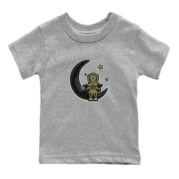 Air Jordan 4 Medium Olive shirt to match jordans The Astronaut sneaker tees AJ4 Medium Olive SNRT Sneaker Release Tees Baby Toddler Heather Grey 2 T-Shirt
