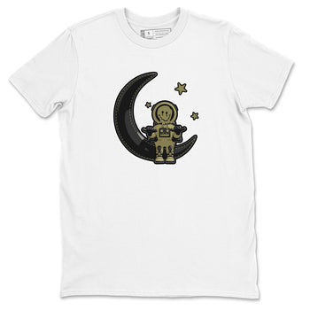Air Jordan 4 Medium Olive shirt to match jordans The Astronaut sneaker tees AJ4 Medium Olive SNRT Sneaker Release Tees Unisex White 2 T-Shirt