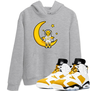 Air Jordan 6 Yellow Ochre shirt to match jordans The Astronaut sneaker tees AJ6 Yellow Ochre SNRT Sneaker Release Tees Unisex Heather Grey 1 T-Shirt