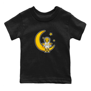 Air Jordan 6 Yellow Ochre shirt to match jordans The Astronaut sneaker tees AJ6 Yellow Ochre SNRT Sneaker Release Tees Baby Toddler Black 2 T-Shirt