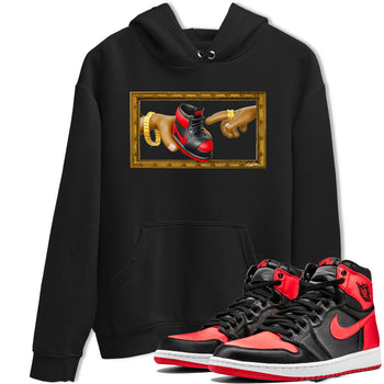 Air Jordan 1 Satin Bred shirt to match jordans The Creation of Adam sneaker tees AJ1 Satin Bred SNRT Sneaker Release Tees Unisex Black 1 T-Shirt
