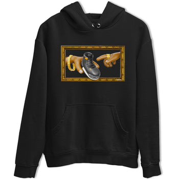 Air Jordan 3 Fear shirt to match jordans The Creation of Adam sneaker tees AJ3 Fear SNRT Sneaker Release Tees Unisex Black 2 T-Shirt