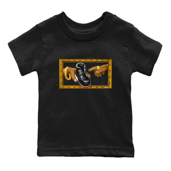 4s Bred Reimagined shirt to match jordans The Creation Of Adam sneaker tees Air Jordan 4 Bred Reimagined SNRT sneaker release tees baby toddler Black 2 cotton Shirt