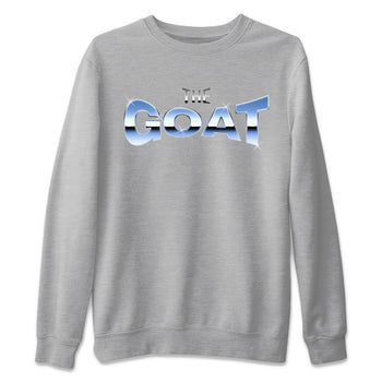 Air Jordan 1 Retro High OG UNC Toe Shirt to match Jordans The GOAT Sneaker Tees 1s UNC Toe SNRT Sneaker Release Tees Crew Neck T-Shirts Heather Grey 2