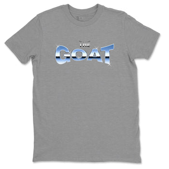 Air Jordan 1 Retro High OG UNC Toe Shirt to match Jordans The GOAT Sneaker Tees 1s UNC Toe SNRT Sneaker Release Tees Crew Neck T-Shirts Heather Grey 2