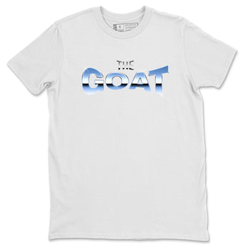 Air Jordan 1 Retro High OG UNC Toe Shirt to match Jordans The GOAT Sneaker Tees 1s UNC Toe SNRT Sneaker Release Tees Crew Neck T-Shirts White 2