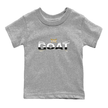 Air Jordan 11 Gratitude shirt to match jordans The Goat sneaker tees AJ11 Gratitude SNRT Sneaker Release Tees Baby Toddler Heather Grey 2 T-Shirt