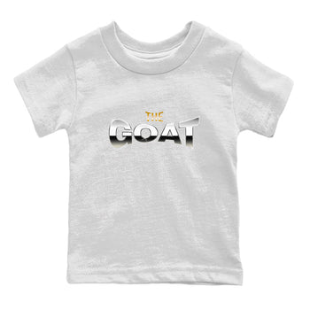 Air Jordan 11 Gratitude shirt to match jordans The Goat sneaker tees AJ11 Gratitude SNRT Sneaker Release Tees Baby Toddler White 2 T-Shirt