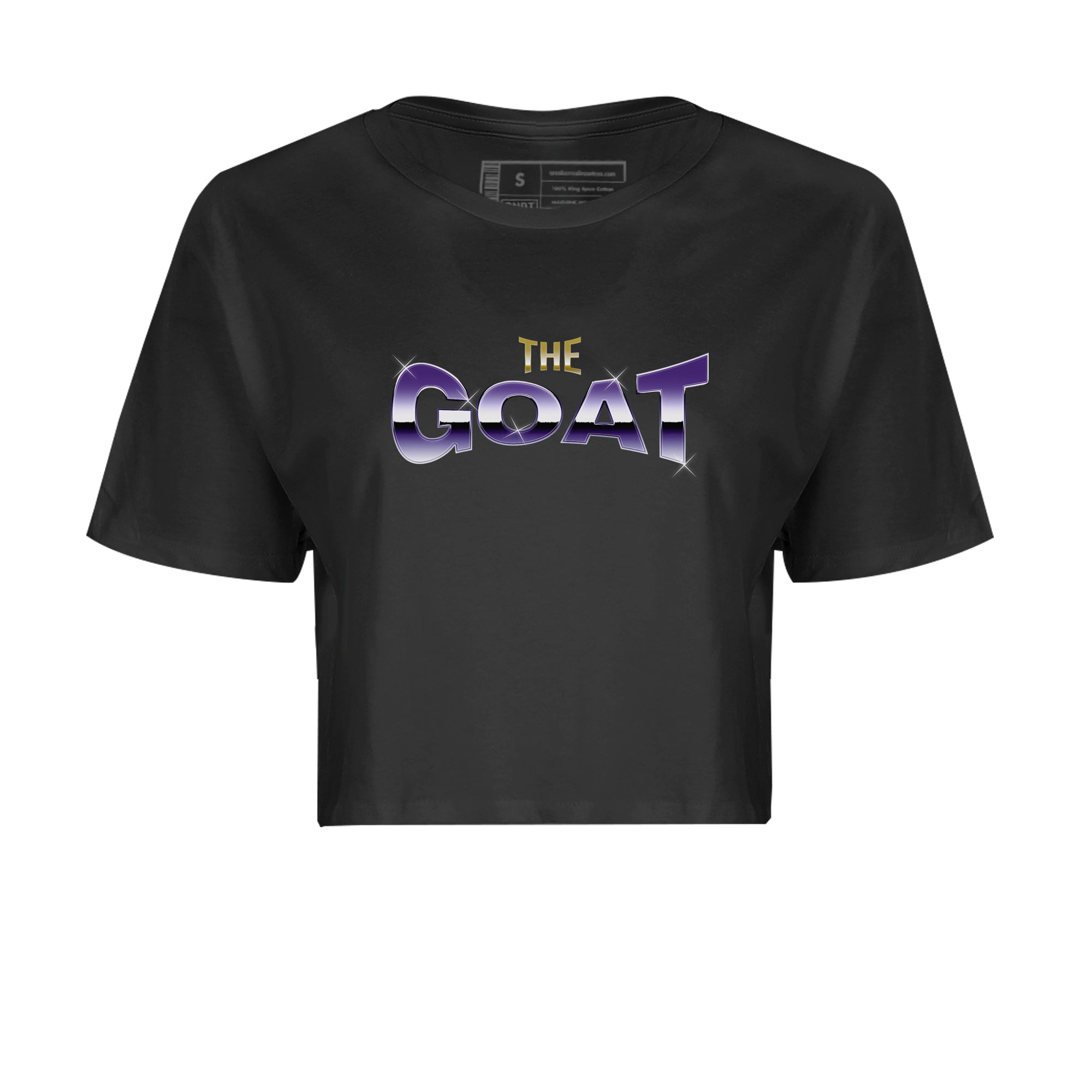 Air Jordan 12 Field Purple Sneaker Match Tees The Goat Sneaker Tees AJJordan 12 Lakers Sneaker Release Tees Women's Shirts Black 2