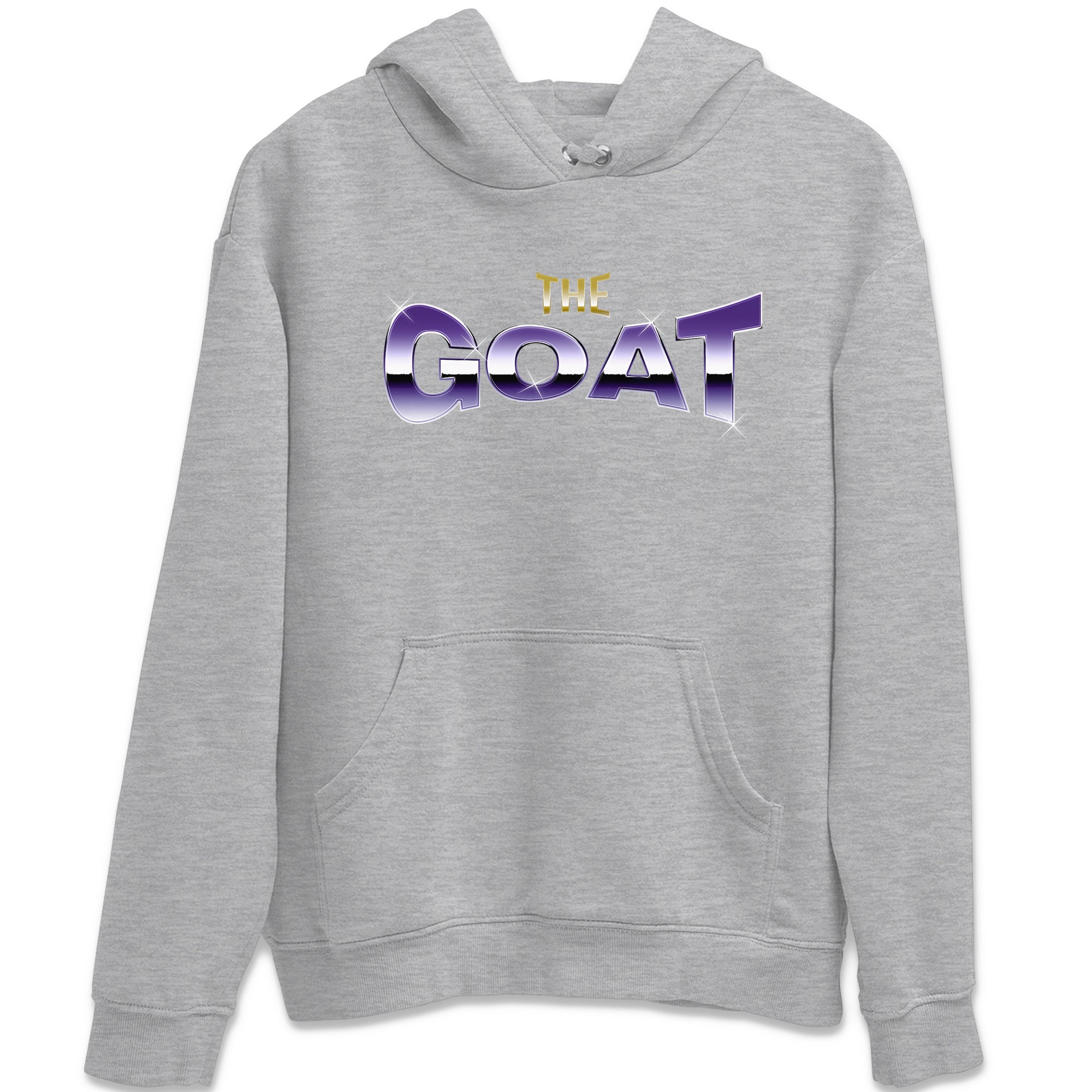 Air Jordan 12 Field Purple Sneaker Match Tees The Goat Sneaker Tees AJJordan 12 Lakers Sneaker Release Tees Unisex Shirts Heather Grey 2