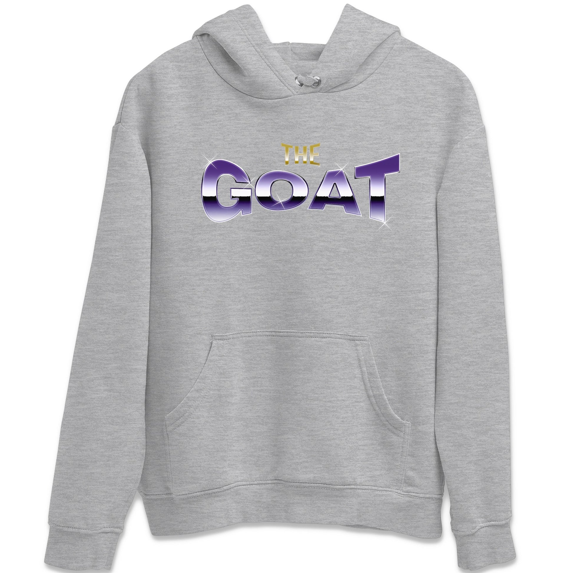 Air Jordan 12 Field Purple Sneaker Match Tees The Goat Sneaker Tees AJJordan 12 Lakers Sneaker Release Tees Unisex Shirts Heather Grey 2