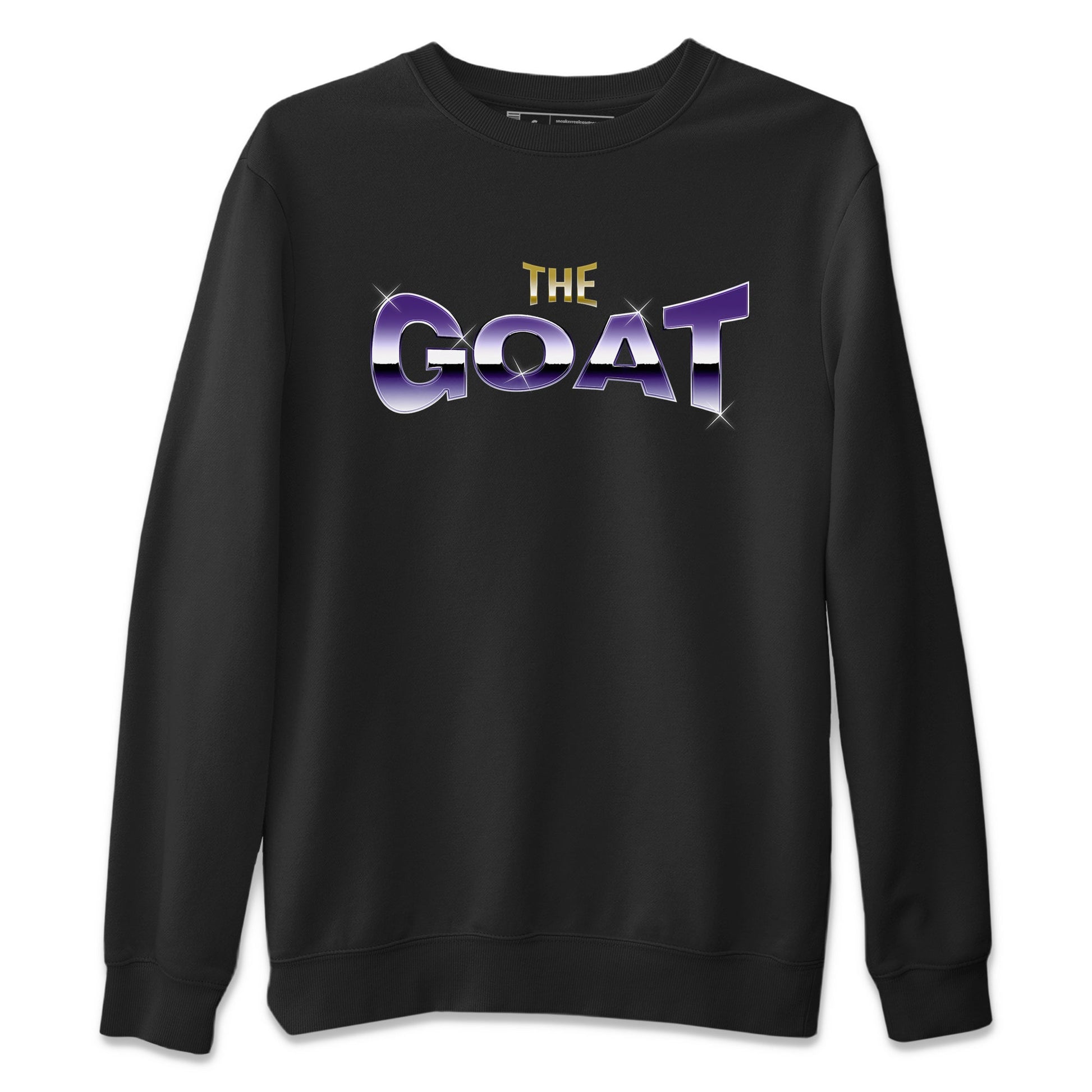 Air Jordan 12 Field Purple Sneaker Match Tees The Goat Sneaker Tees AJJordan 12 Lakers Sneaker Release Tees Unisex Shirts Black 2