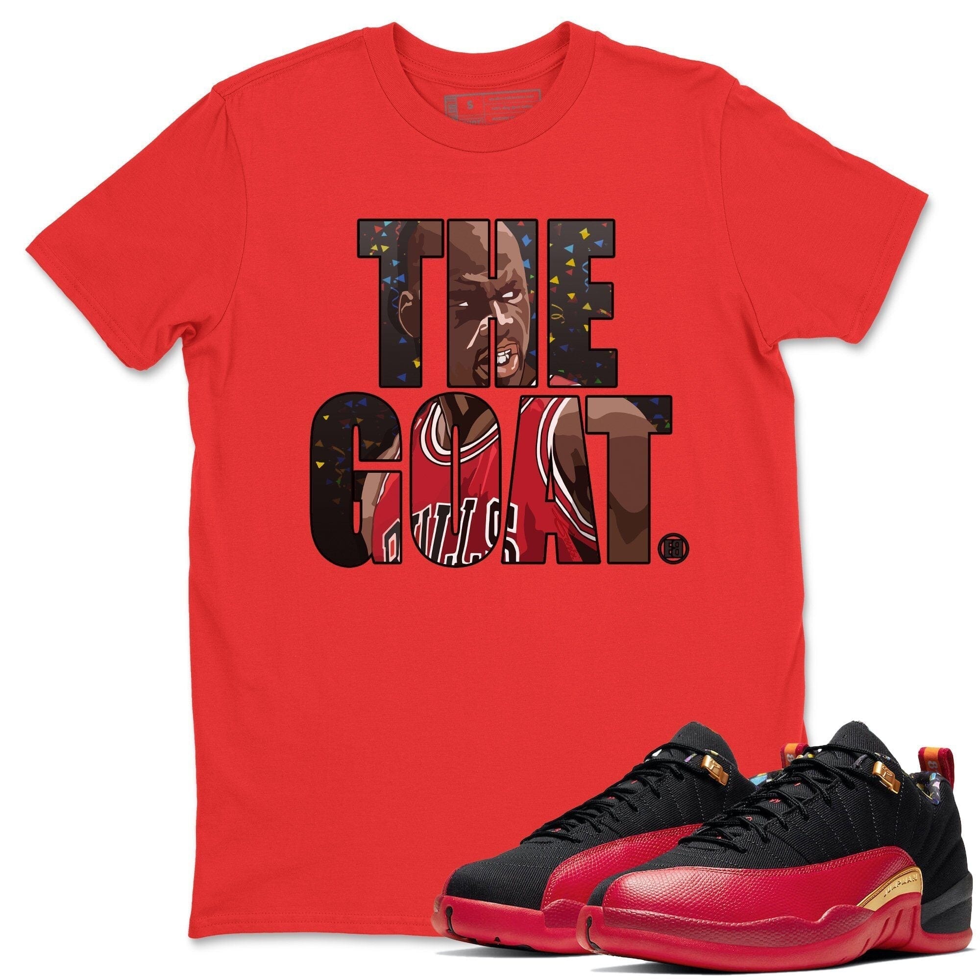 Jordan 12 Super Bowl Sneaker Match Tees The Goat Sneaker Tees Jordan 12 Super Bowl Sneaker Release Tees Unisex Shirts