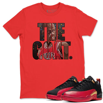 Jordan 12 Super Bowl Sneaker Match Tees The Goat Sneaker Tees Jordan 12 Super Bowl Sneaker Release Tees Unisex Shirts