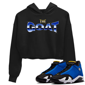 Air Jordan 14 Laney Sneaker Match Tees The Goat Sneaker Tees AJ14 Laney Sneaker Release Tees Women's Shirts Black 1