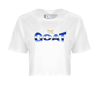 Air Jordan 14 Laney Sneaker Match Tees The Goat Sneaker Tees AJ14 Laney Sneaker Release Tees Women's Shirts White 2