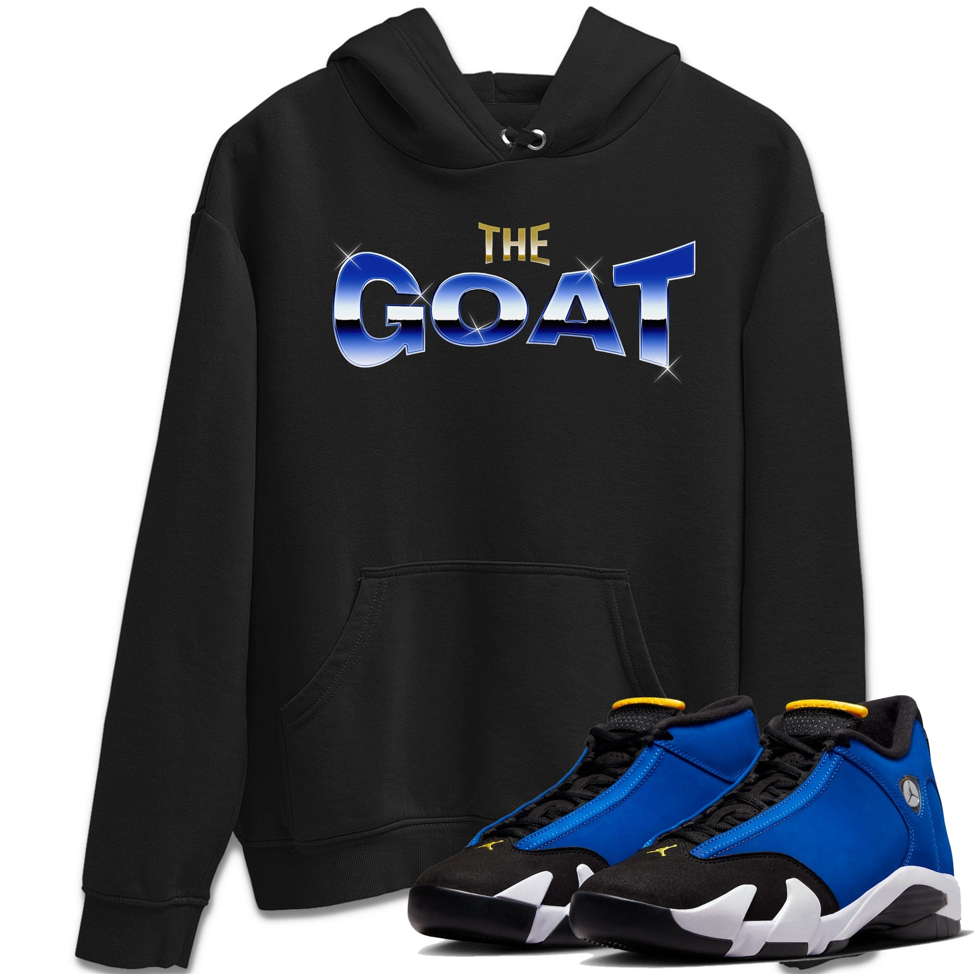Air Jordan 14 Laney Sneaker Match Tees The Goat Sneaker Tees AJ14 Laney Sneaker Release Tees Unisex Shirts Black 1