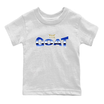Air Jordan 14 Laney Sneaker Match Tees The Goat Sneaker Tees AJ14 Laney Sneaker Release Tees Kids Shirts White 2