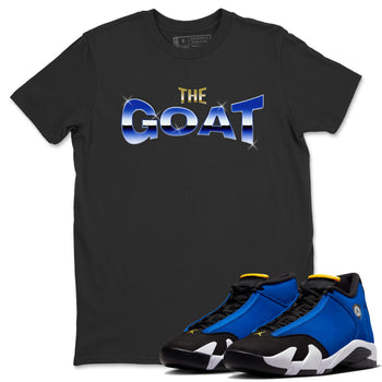 Air Jordan 14 Laney Sneaker Match Tees The Goat Sneaker Tees AJ14 Laney Sneaker Release Tees Unisex Shirts Black 1