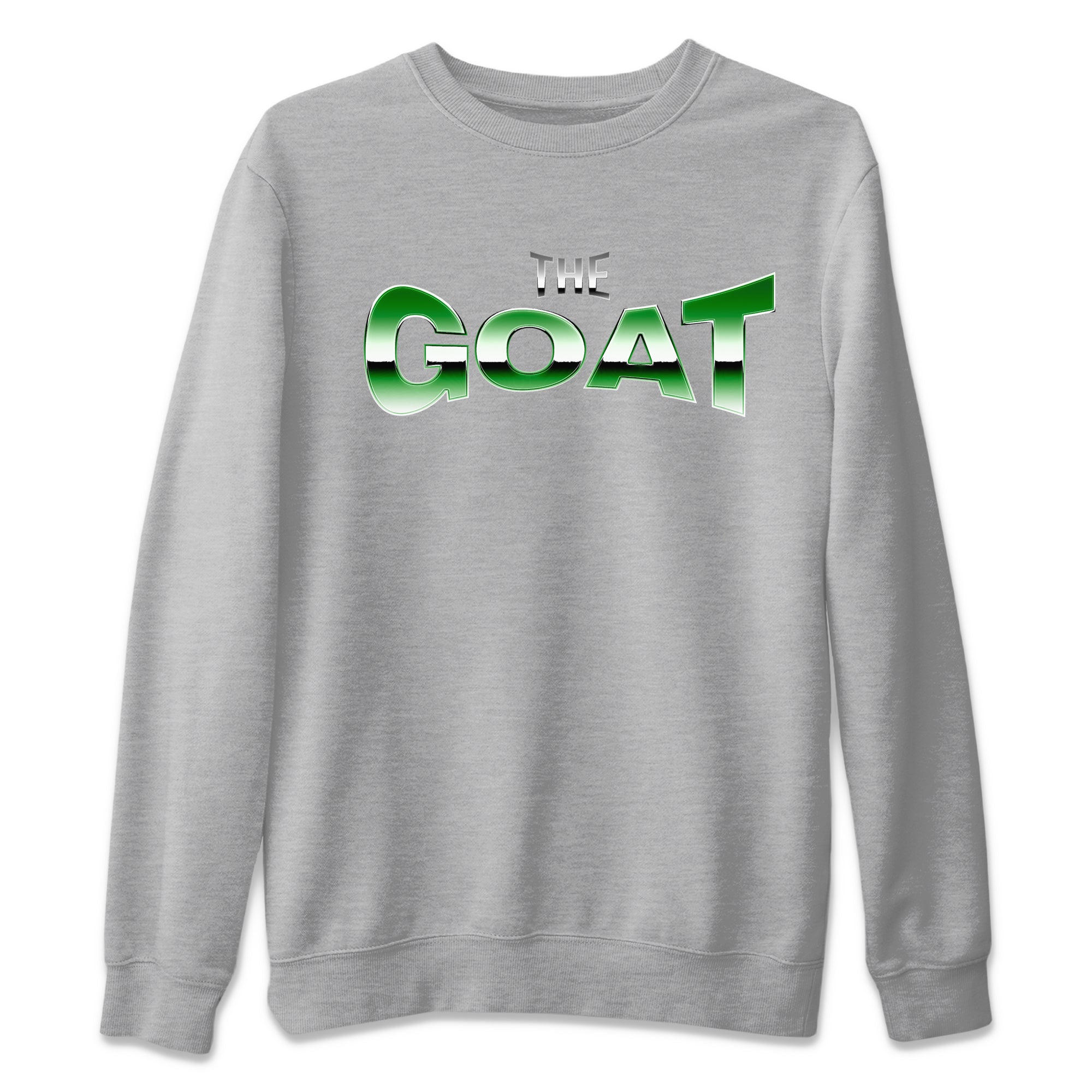 Air Jordan 3 Lucky Green Sneaker Match Tees The GOAT Sneaker Tees AJ3 Lucky Green Sneaker Release Tees Unisex Shirts Heather Grey 2