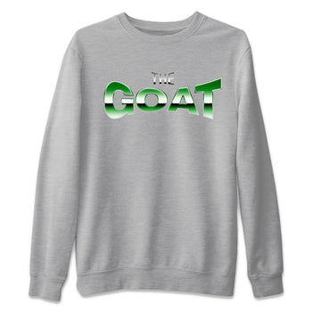 Air Jordan 3 Lucky Green Sneaker Match Tees The GOAT Sneaker Tees AJ3 Lucky Green Sneaker Release Tees Unisex Shirts Heather Grey 2