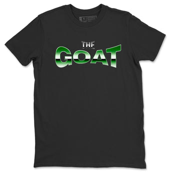 Air Jordan 3 Lucky Green Sneaker Match Tees The GOAT Sneaker Tees AJ3 Lucky Green Sneaker Release Tees Unisex Shirts Black 1