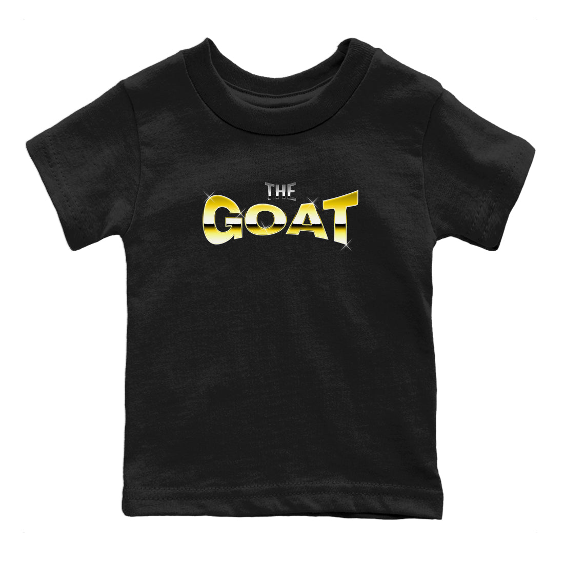 Air Jordan 4 Thunder Sneaker Match Tees The Goat Sneaker Tees AJ4 Thunder Jumpman Sneaker Release Tees Kids Shirts Black 2