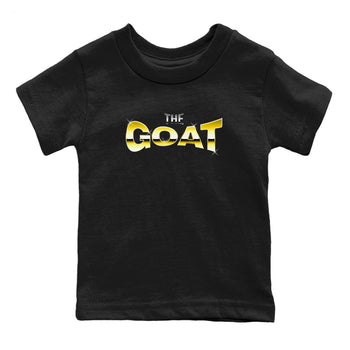 Air Jordan 4 Thunder Sneaker Match Tees The Goat Sneaker Tees AJ4 Thunder Jumpman Sneaker Release Tees Kids Shirts Black 2