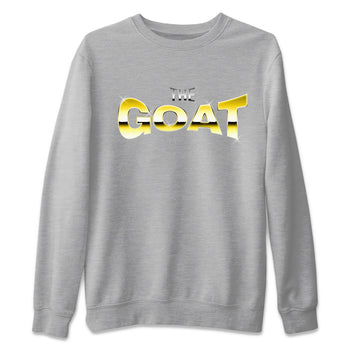 Air Jordan 4 Thunder Sneaker Match Tees The Goat Sneaker Tees AJ4 Thunder Jumpman Sneaker Release Tees Unisex Shirts Heather Grey 2