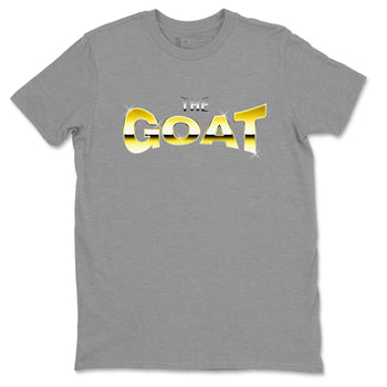 Air Jordan 4 Thunder Sneaker Match Tees The Goat Sneaker Tees AJ4 Thunder Jumpman Sneaker Release Tees Unisex Shirts Heather Grey 2