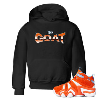 Crazy 8 Team Orange shirt to match jordans The Goat sneaker tees Adidas Crazy 8 Team Orange SNRT Sneaker Release Tees Baby Toddler Black 1 T-Shirt