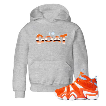Crazy 8 Team Orange shirt to match jordans The Goat sneaker tees Adidas Crazy 8 Team Orange SNRT Sneaker Release Tees Baby Toddler Heather Grey 1 T-Shirt