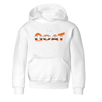 Crazy 8 Team Orange shirt to match jordans The Goat sneaker tees Adidas Crazy 8 Team Orange SNRT Sneaker Release Tees Baby Toddler White 2 T-Shirt
