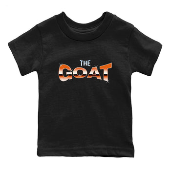 Crazy 8 Team Orange shirt to match jordans The Goat sneaker tees Adidas Crazy 8 Team Orange SNRT Sneaker Release Tees Baby Toddler Black 2 T-Shirt