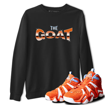 Crazy 8 Team Orange shirt to match jordans The Goat sneaker tees Adidas Crazy 8 Team Orange SNRT Sneaker Release Tees Unisex Black 1 T-Shirt