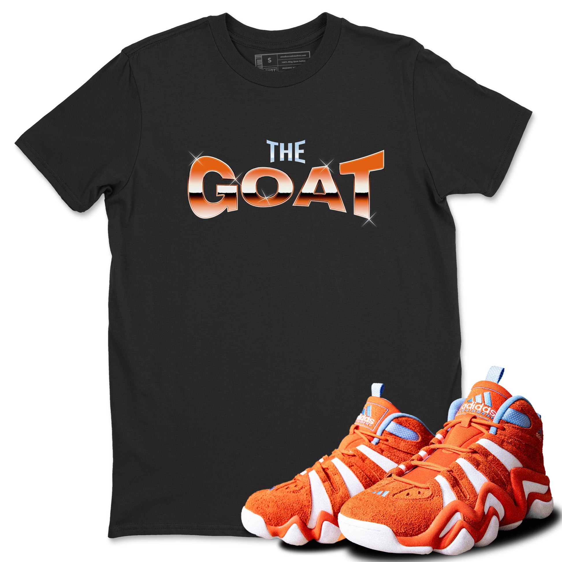 Crazy 8 Team Orange shirt to match jordans The Goat sneaker tees Adidas Crazy 8 Team Orange SNRT Sneaker Release Tees Unisex Black 1 T-Shirt