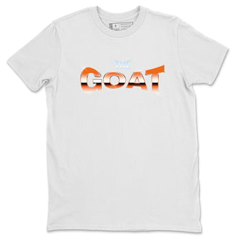 Crazy 8 Team Orange shirt to match jordans The Goat sneaker tees Adidas Crazy 8 Team Orange SNRT Sneaker Release Tees Unisex White 2 T-Shirt