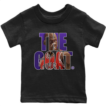 Jordan 13 Court Purple Sneaker Match Tees The Goat Sneaker Tees Jordan 13 Court Purple Sneaker Release Tees Kids Shirts